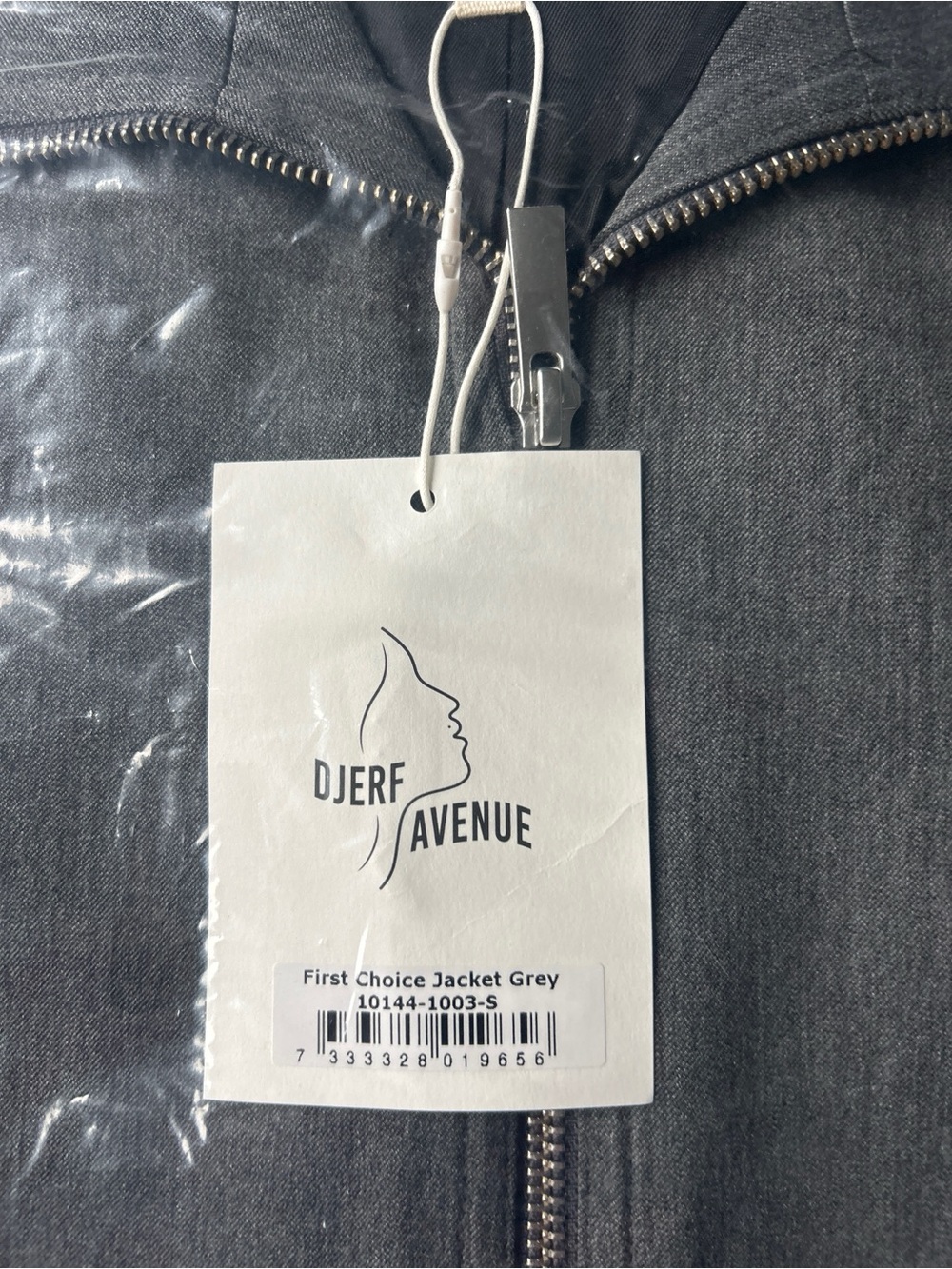 Djerf Avenue Charcoal Grey Zip Jacket